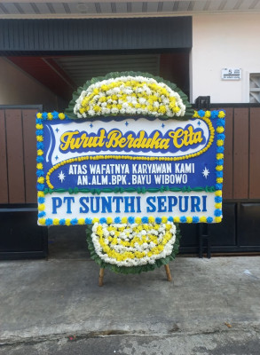 Papan Bunga Duka di Sidoluhur